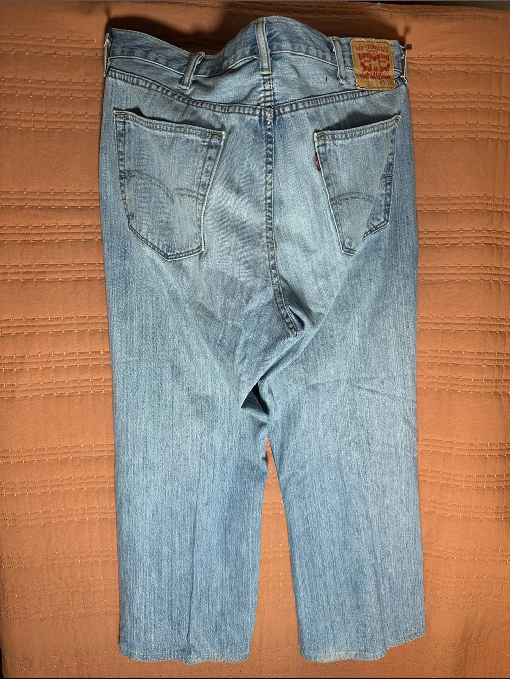 Levi's Men's Light Blue Straight-Leg Jeans